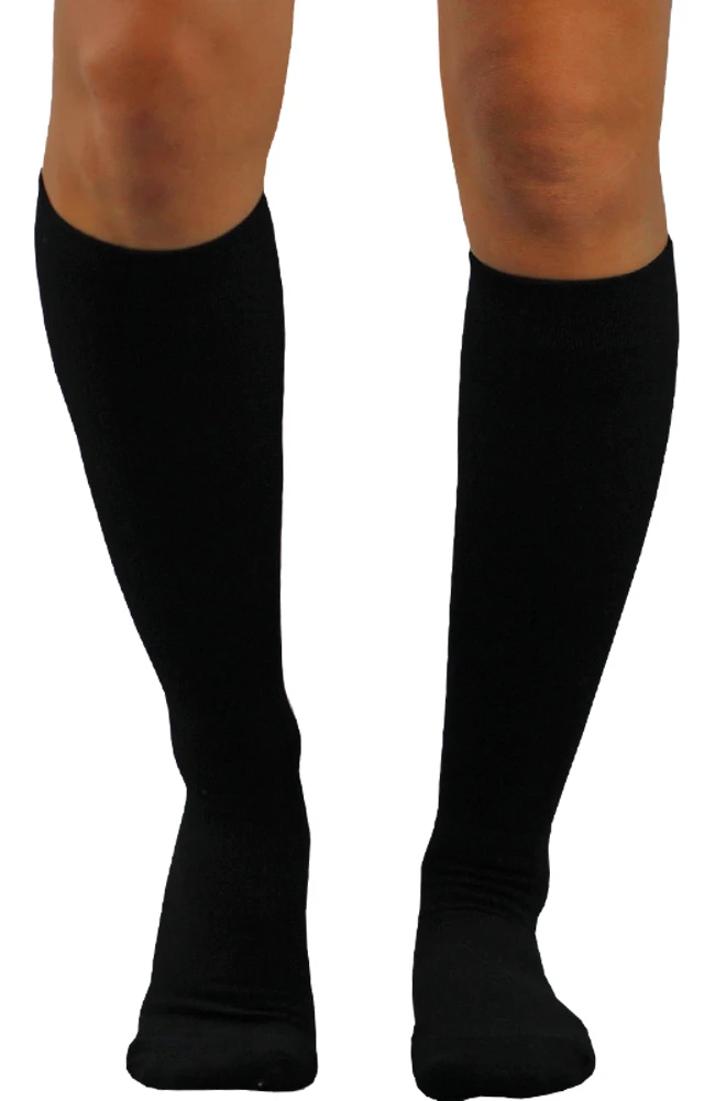 Clearance About The Nurse Unisex Knee High 20-30 MmHg Black Solid Compression Sock Clearance About The Nurse Unisex Knee High 20-30 MmHg Black Solid Compression Sock -Medical Clothing Store 1 at epr111 clearanceblk 650