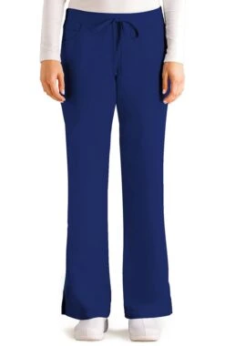 Womens Drawstring Cargo Scrub Pant