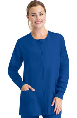 Unisex Valor Solid Scrub Jacket