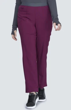 Cherokee Clearance Women's Rib Yoke Waist Pull On Scrub Pants