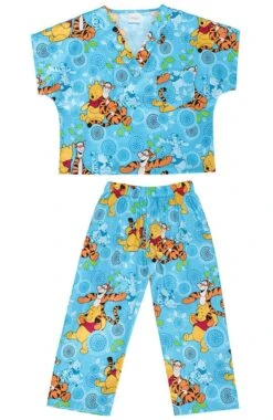 Cherokee Clearance Kid's Unisex Disney Print Scrub Set