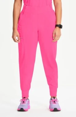 Cherokee Women's Elastic Waistband Tapered Jogger Scrub Pant