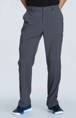 Cherokee Men's Zip Fly Cargo Scrub Pant