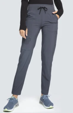 Cherokee Clearance Women's Tapered Zip Scrub Pant