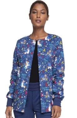 Cherokee Clearance Women's Magical Care Print Jacket