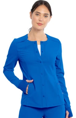 Cherokee Clearance Women's Solid Scrub Jacket