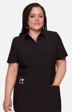 Cherokee Women's 39" Button Front Scrub Dress