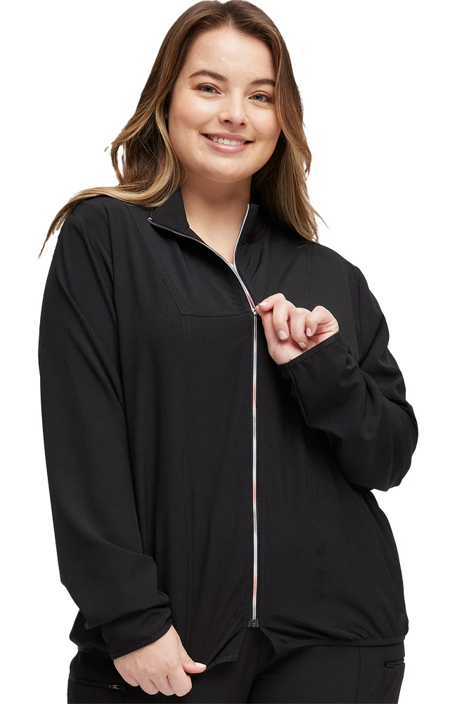 Clearance Women's Packable Solid Scrub Jacket Clearance Women's Packable Solid Scrub Jacket -Medical Clothing Store 1 ck hs328 clearanceblk 650
