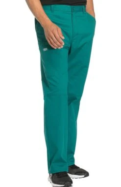Clearance Men's Zip Fly Tapered Scrub Pant