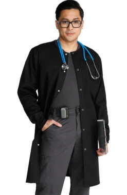 Unisex 40" Snap Front Lab Coat