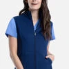 Women's Knit Solid Scrub Vest