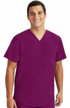 Men's Justin Solid Scrub Top