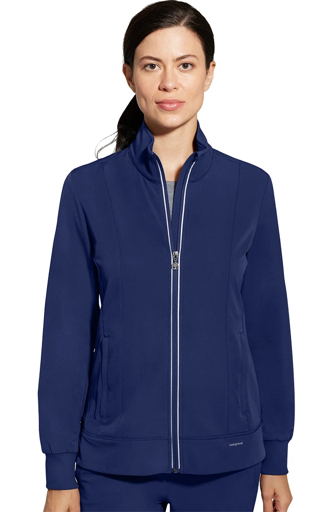 Women's Carly Stand Collar Jacket Women's Carly Stand Collar Jacket -Medical Clothing Store 1 hh 5068 650