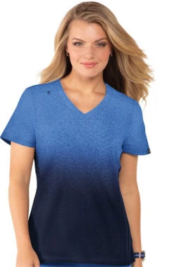 Clearance Women's Cali Ombre Scrub Top