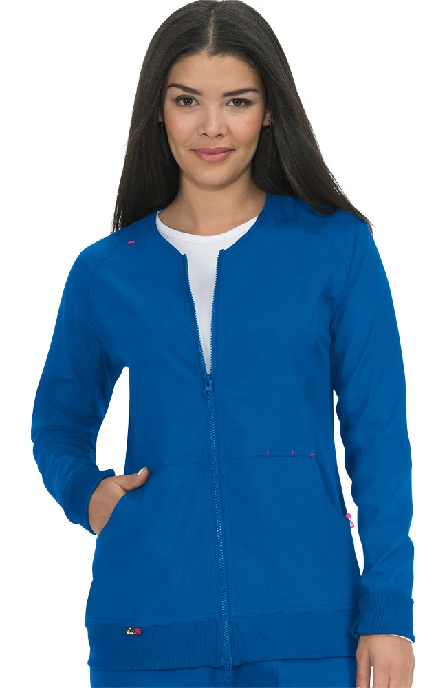 Women's Clarity Zip Front Solid Scrub Jacket Women's Clarity Zip Front Solid Scrub Jacket -Medical Clothing Store 1 ko 445 650