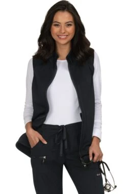 Clearance Women's Fearless Solid Scrub Vest