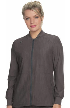 Women's Always In Motion Solid Scrub Jacket