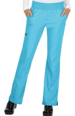 Clearance Women's Laurie Flare Leg Knit Waist Yoga Scrub Pant