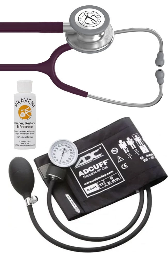 Classic III Stethoscope, ADC Prosphyg Sphygmomanometer & Praveni Kit Classic III Stethoscope, ADC Prosphyg Sphygmomanometer & Praveni Kit -Medical Clothing Store 1 litt kit31 650