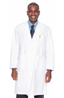 Men's 3-Pocket Super Twill 44½" Lab Coat 3 Men's 3-Pocket Super Twill 44½" Lab Coat -Medical Clothing Store 1 ln 3138 wwf 650