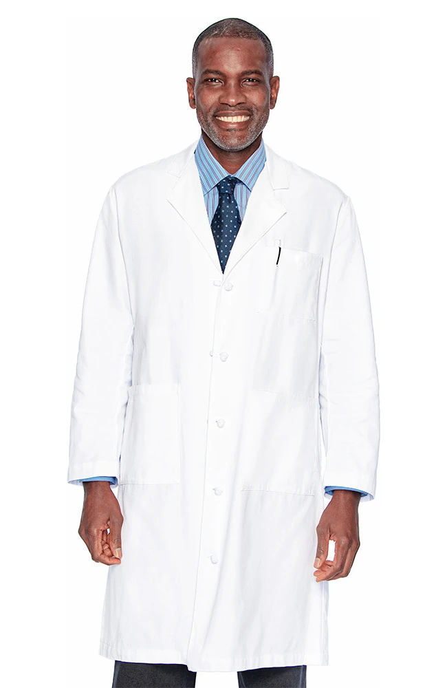 Men's 3-Pocket Super Twill 44½" Lab Coat Men's 3-Pocket Super Twill 44½" Lab Coat -Medical Clothing Store 1 ln 3138 wwf 650