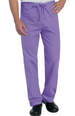 Clearance Unisex Classic Fit Reversible Drawstring Scrub Pants