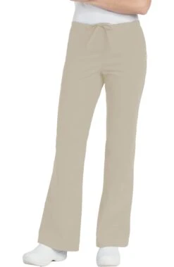Clearance Women's Natural Fit Flare Leg Scrub Pants