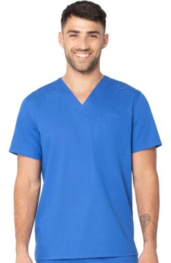 Clearance Men's Tuckable Solid Scrub Top