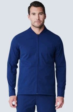 Men's Kinetic Bomber Solid Scrub Jacket
