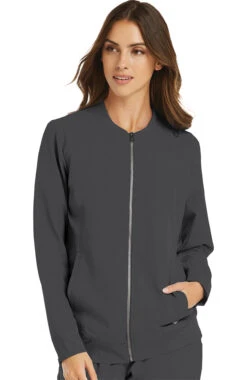 Clearance Women's Warm Up Zip Scrub Jacket