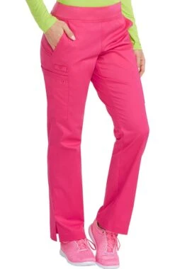Clearance Women's Yoga Knit Waistband Cargo Scrub Pant