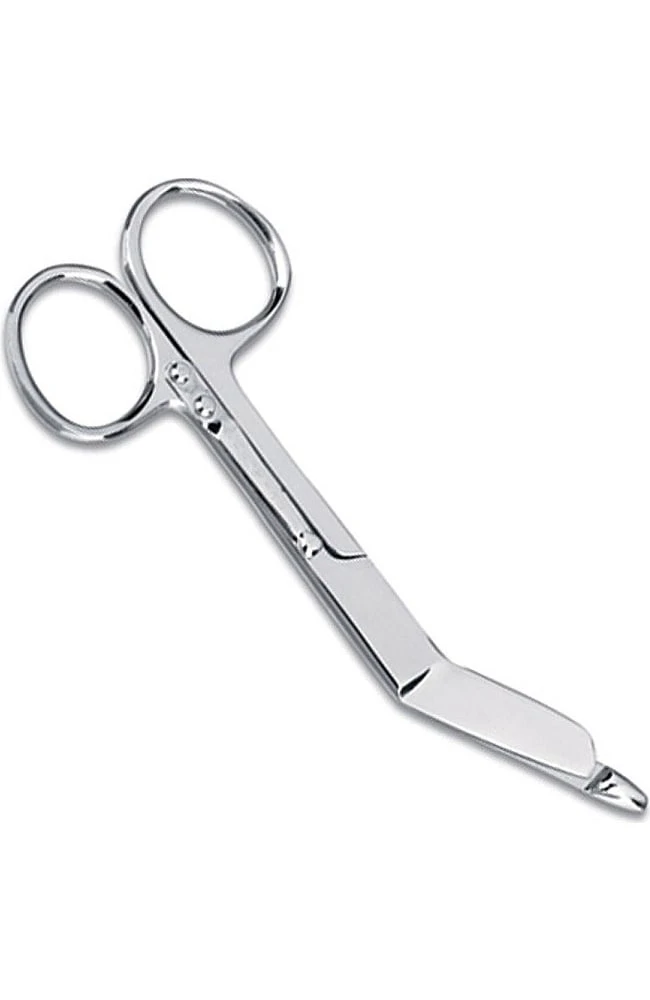 4 1/2" Lister Stainless Steel Bandage Scissors with Clip 4 1/2" Lister Stainless Steel Bandage Scissors With Clip -Medical Clothing Store 1 pm 41 650