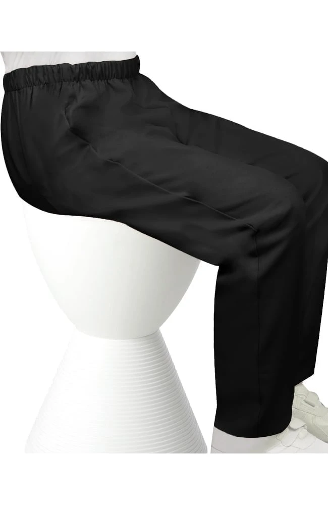 Clearance Women's Open Back Gabardine Solid Pant Clearance Women's Open Back Gabardine Solid Pant -Medical Clothing Store 1 si 23080 clearanceblk 650