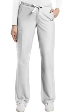 Clearance Women's Drawstring Utility Cargo Scrub Pant