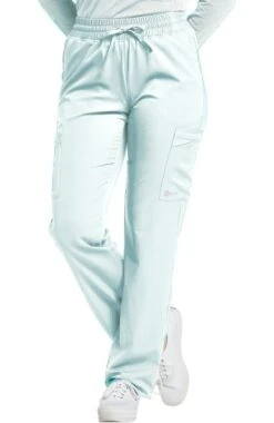 Clearance Women's Elastic Waistband Drawstring Scrub Pant