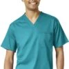 Men's Solid Scrub Top