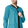 Clearance Women's Constance Snap Front Solid Scrub Jacket