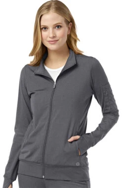Women's Solid Scrub Jacket