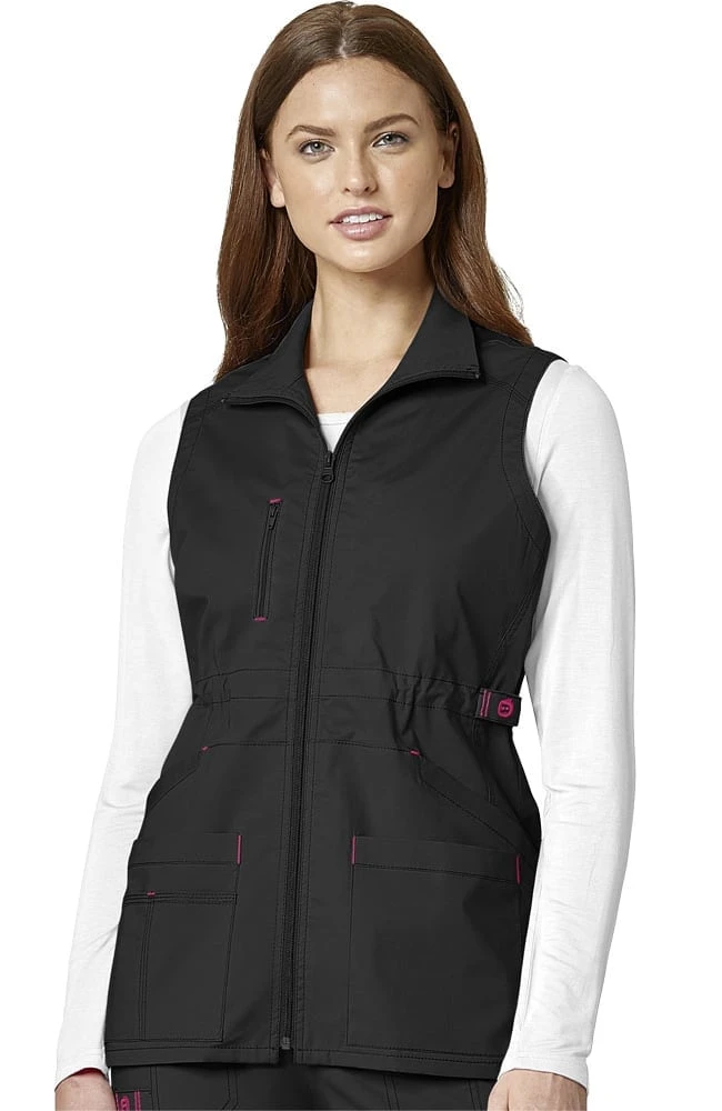 Clearance Women's Serenity Solid Scrub Vest Clearance Women's Serenity Solid Scrub Vest -Medical Clothing Store 1 wk 8908 clearance 650