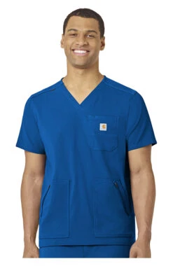 Carhartt Men's Zip Pocket Scrub Top