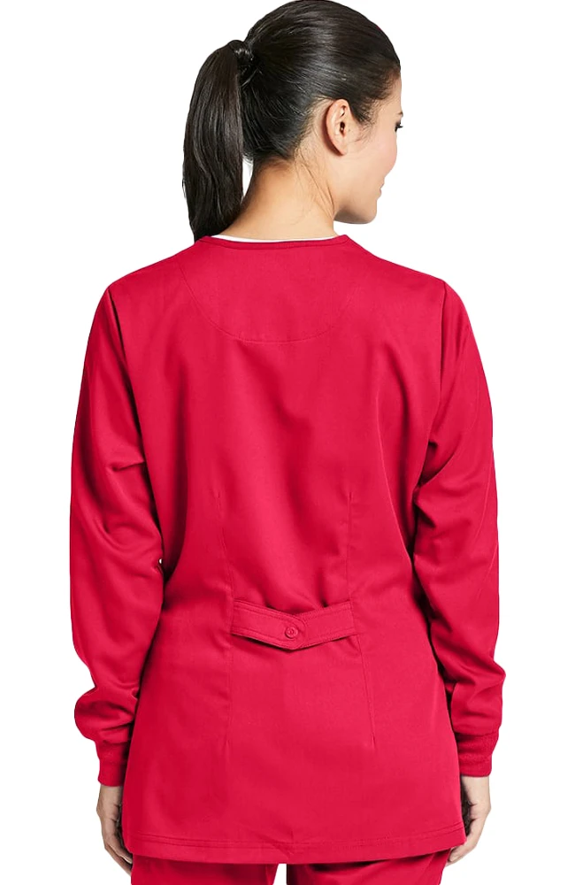 Clearance Women's Round Neck Warm Up Scrub Jacket Clearance Women's Round Neck Warm Up Scrub Jacket -Medical Clothing Store 2 bc 4450 clearance 650