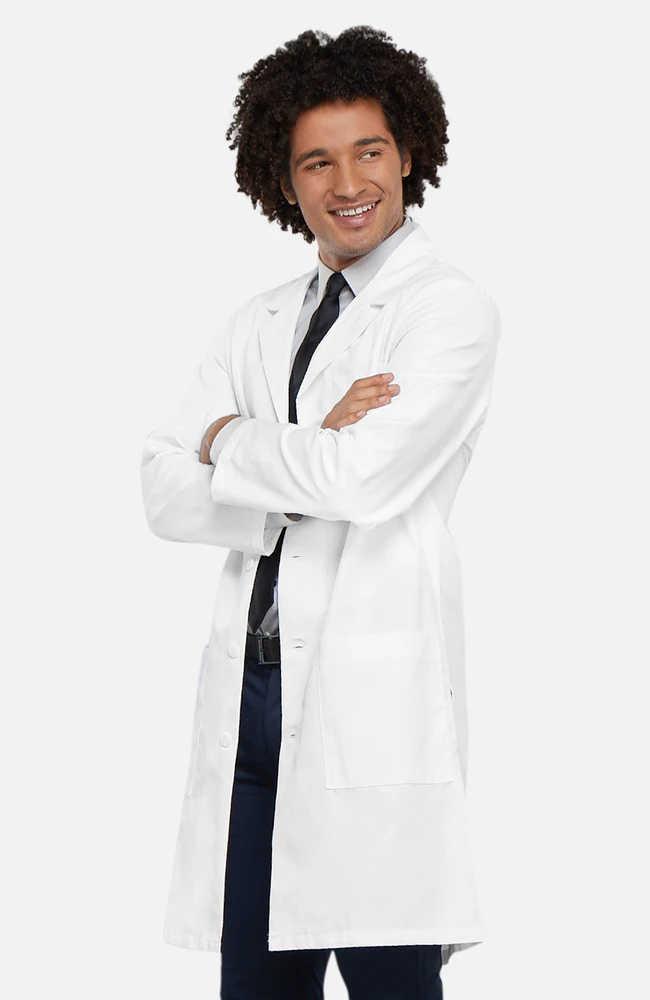 Unisex with Side Slit Openings 40" Lab Coat Cherokee Unisex With Side Slit Openings 40" Lab Coat -Medical Clothing Store 2 ck 1446 650