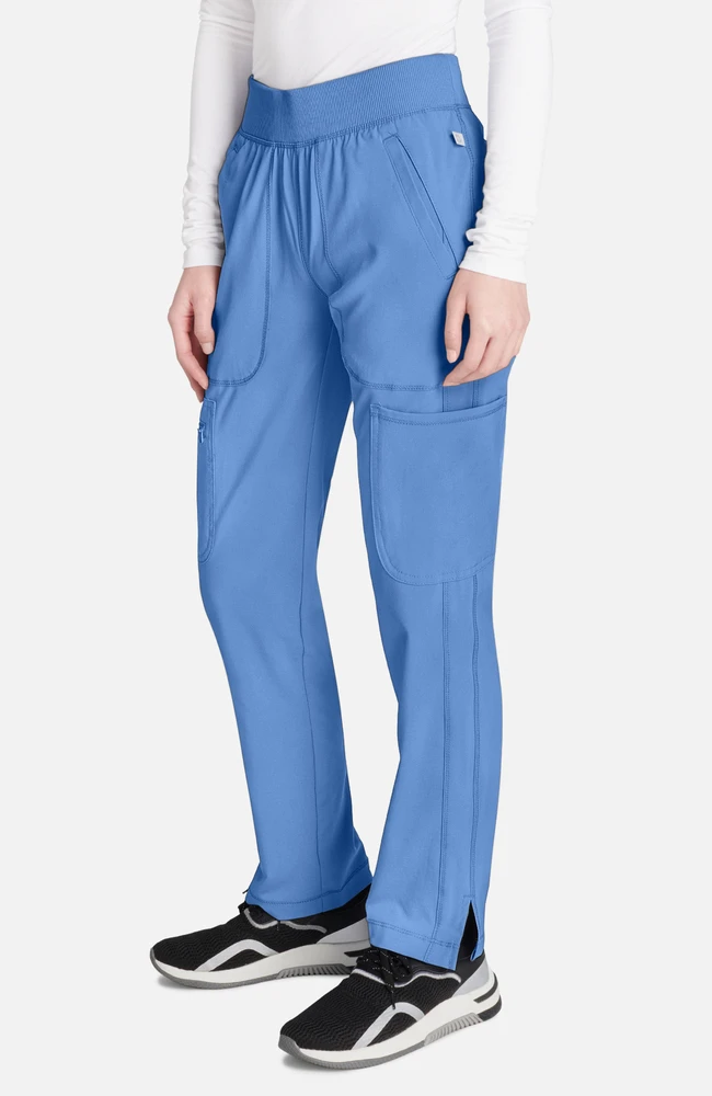 Women's Mid Rise Tapered Leg Pull-On Scrub Pant Cherokee Women's Mid Rise Tapered Leg Pull-On Scrub Pant -Medical Clothing Store 2 ck ck065a 650