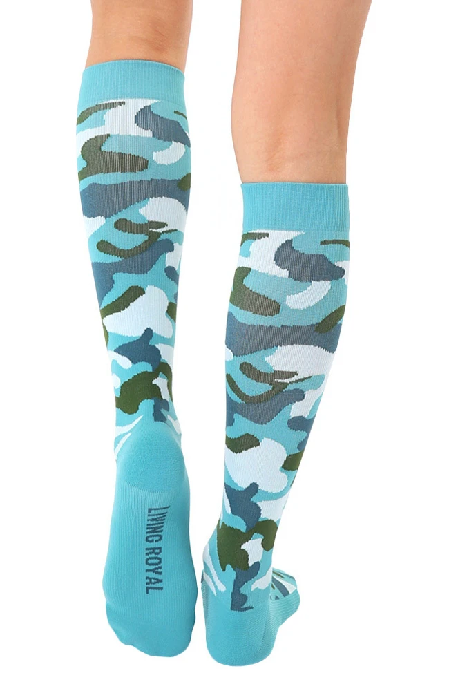 Unisex 15-20 Mmhg Lightweight Camo Print Compression Socks Unisex 15-20 Mmhg Lightweight Camo Print Compression Socks -Medical Clothing Store 2 lr cn13 650