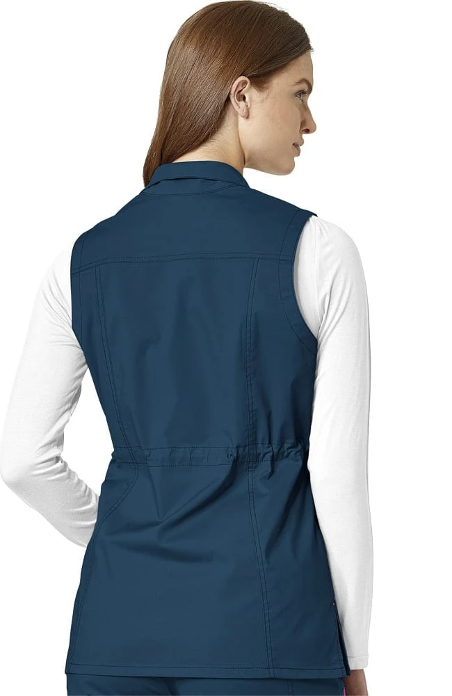 Clearance Women's Serenity Solid Scrub Vest Clearance Women's Serenity Solid Scrub Vest -Medical Clothing Store 2 wk 8908 clearance 650