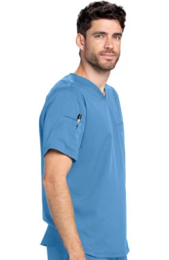 Men's Welt Pocket Solid Scrub Top -Medical Clothing Store 3 bc grs009 650