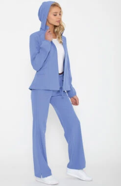 Women's Hoodie Warm Up Solid Scrub Jacket 2 Women's Hoodie Warm Up Solid Scrub Jacket -Medical Clothing Store 3 ck 20310 650