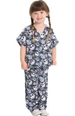 Cherokee Clearance Unisex Kids Boogie With Jack Print Scrub Set 2 Cherokee Clearance Unisex Kids Boogie With Jack Print Scrub Set -Medical Clothing Store 3 ck 6620c printclearance 650 3