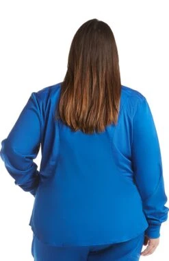 Cherokee Clearance Women's Zip Front Warm-Up Solid Scrub Jacket -Medical Clothing Store 3 ck ck300 clearancecurves 650