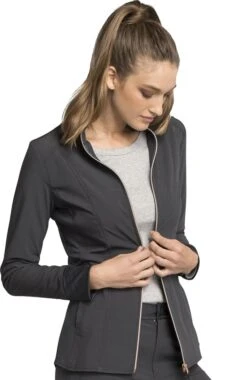 Cherokee Clearance Women's Zip Front Solid Scrub Jacket -Medical Clothing Store 3 ck ck365 clearance 650
